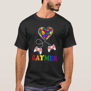 T-shirt Gay pride Gaymer Rainbow Gamer Gaming Lgbtq