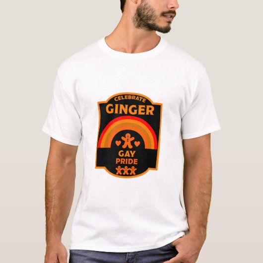T-shirt Gay pride Ginger (Devant)