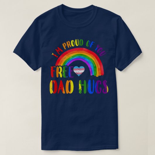 T-shirt Gay pride IM Fier De Vous Libérez Papa Enceintes R (Design devant)
