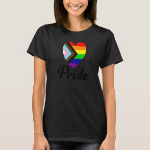 T-shirt Gay pride indicateur de progression Rainbow Word 1
