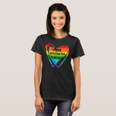 T-shirt Gay pride Lesbienne Libre Vacciné Maman Hugs Lgbt (Devant entier)