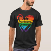 T-shirt Gay pride Lesbienne Vacciné Libre Maman Hugs Pride (Devant)