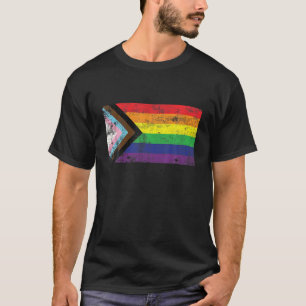 T-shirt Gay pride LGBQ Arc-en-ciel Drapeau transgenre Fièr