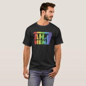 T-shirt Gay pride Lgbt Bisexual Boys Ah Men (Devant entier)