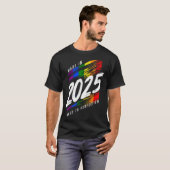 T-shirt gay pride LGBT d'anniversaire 2025 (1) (Devant entier)