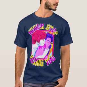 T-shirt GAY PRIDE LGBTQ Rainbow CSD Trans Pan Lesbian Bi