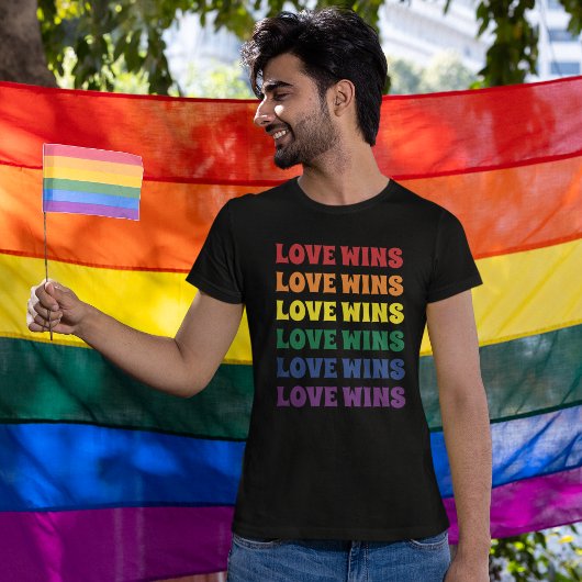 T-shirt GAY PRIDE LGBTQ - Texte extensible personnalisable