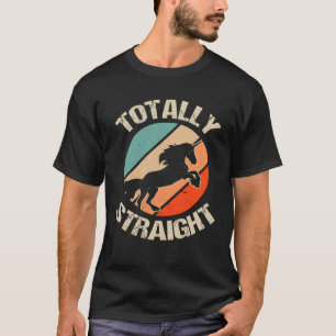T-shirt GAY PRIDE LGBTQ Totalement Droit Unicorne 7