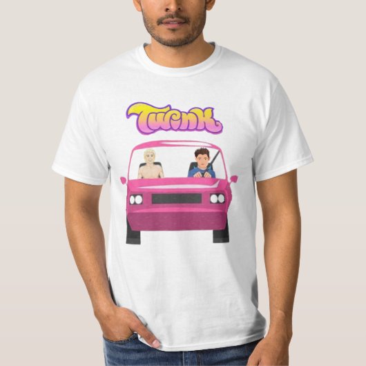 T-shirt Gay pride LGBTQ Twink Mobile (Devant)