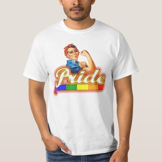 T-shirt Gay pride Nous pouvons le faire avec fierté (Devant)