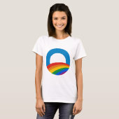 T-shirt Gay pride Obama (Devant entier)