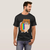 T-shirt Gay Pride Pomeranian (Devant entier)