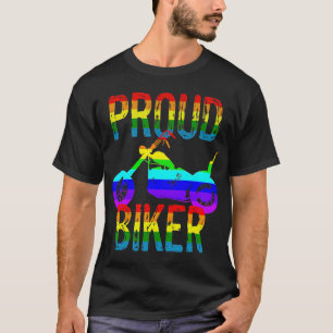 T-shirt Gay pride Proud Biker