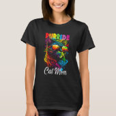 T-shirt Gay pride Purride Chat Mère LGBT Pride Mois mignon (Devant)