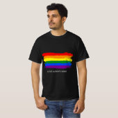 T-shirt Gay pride Rainbow Equality Love Wins Retro Stripe (Devant entier)