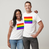 T-shirt Gay pride Rainbow Flag (Unisexe)