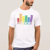 T-shirt Gay pride Rainbow Sound Bar 2013 (Devant)