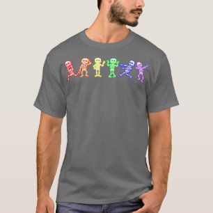 T-shirt Gay pride Skeleton LGBT Rainbow Ally Funny Mignonn