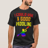 T-shirt Gay pride Stuff LGBTQ Rainbow Kayak J'Ai Besoin D' (Devant)