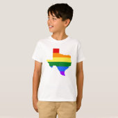 T-shirt Gay pride| Texas Rainbow (Devant entier)