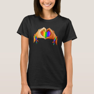 T-shirt Gay pride Vêtements Lgbt Arc-en-ciel Coeur Lgbt Pr