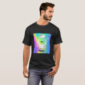 T-shirt Gay Pride Witchy Moon Tarot Card Rainbow Eye LGBTQ (Devant entier)