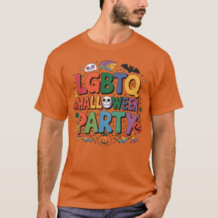 T-shirt Gay Queer LGBTQ Pride Halloween Party Rainbow fami