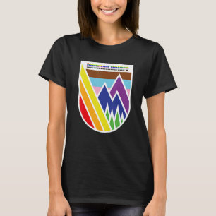T-shirt Gay Randonnée Lgbtq+ Queer Pride Avec Montagne Tre