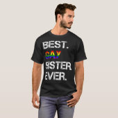T-shirt Gay Soeur LGBTQ Soeur Lesbienne Cadeau (Devant entier)