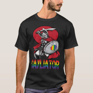 T-shirt Gayliator, proud gay sword fighter from ancient ti