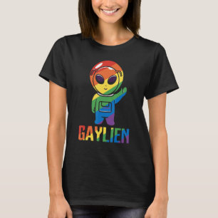T-shirt Gaylien Gay Alien Fierté Astronaut Lgbt Arc-en-cie