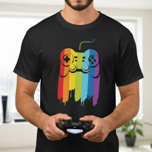 T-shirt Gaymer Gamer Gaymer Gaymer Moderne contrôleur arc-