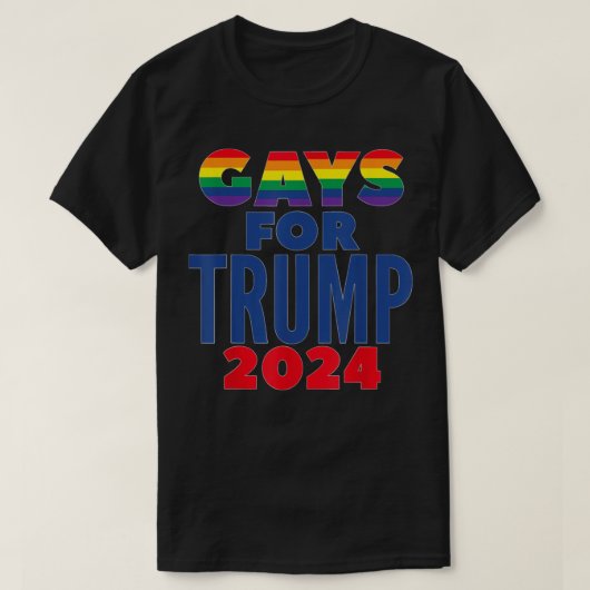 T-shirt Gays Pour L'Élection De Trump En 2024 (Design devant)