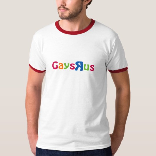 T-shirt Gays R Us (Devant)