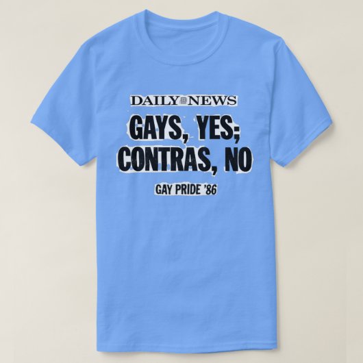 T-shirt Gays yes contras no (Design devant)
