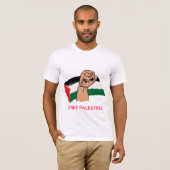 T-shirt Gaza libre libèrent la Palestine (Devant entier)