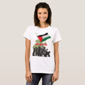 T-shirt Gaza libre libèrent la Palestine (Devant entier)