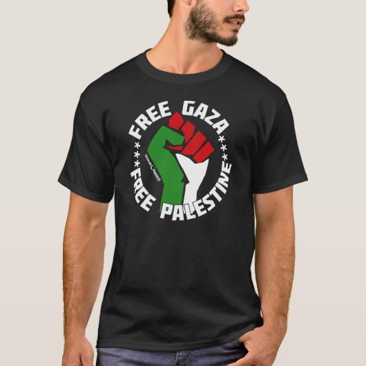 T-shirt gaza libre palestine (Devant)