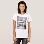 T-shirt Gazebo dans la neige (Devant entier)
