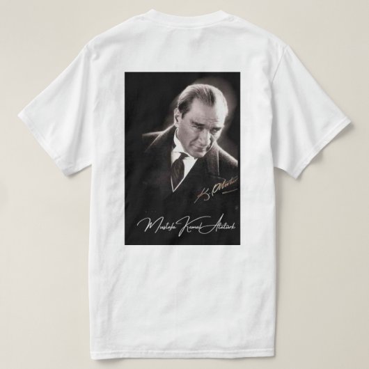 T-shirt Gazi Mustafa Kemal Atatatürk (Design dos)