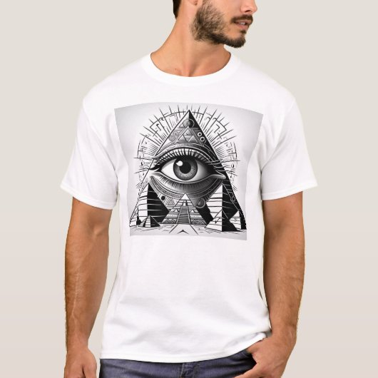 T-shirt Gazon céleste (Devant)