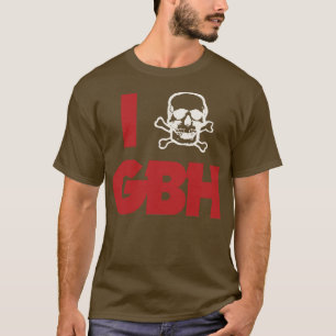 T-shirt GBH Punk Rock FanArt Tribute Skull