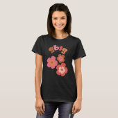 T-shirt Gbig Big Little Sorority Family Matching Flowers R (Devant entier)