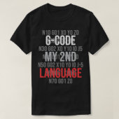 T-shirt GCode ma 2e langue (Design devant)