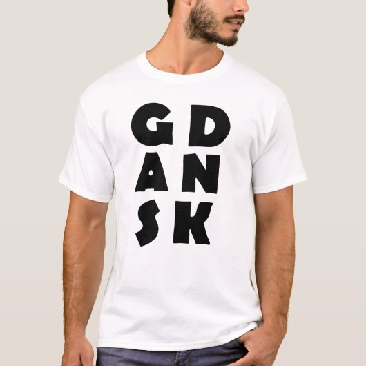 T-shirt Gdansk Pologne (Devant)