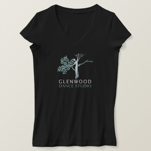 T-shirt GDS V-Neck (logo blanc) (Design devant)