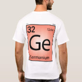 T-shirt (Ge) d'élément de germanium (Dos)