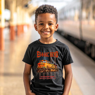 T-shirt GE ES44AC GEVO Locomotive et drapeau américain