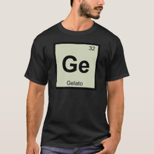 T-shirt GE - Symbole de Tableau périodique de chimie de
