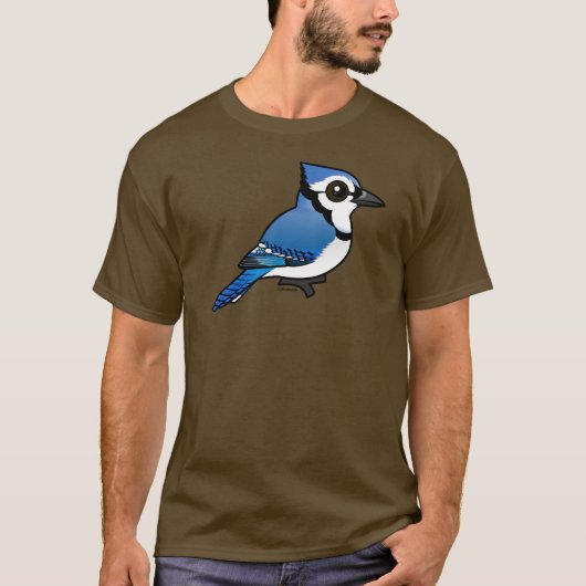 T-shirt Geai bleu de Birdorable (Devant)